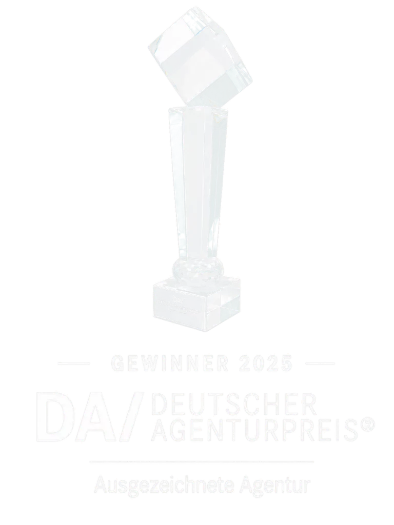 Deutscher Agenturpreis 2025 Gewinner-Siegel für Sichtbar Jetzt Marketing